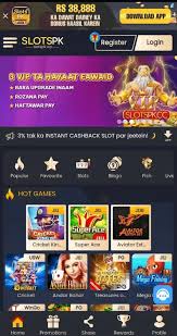 SlotPK Login Page Pakistan
